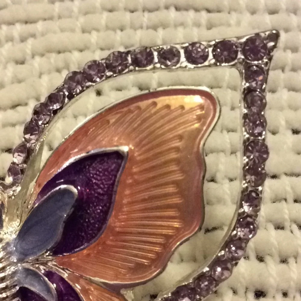 Napier Butterfly Brooch - Picture 4 of 8